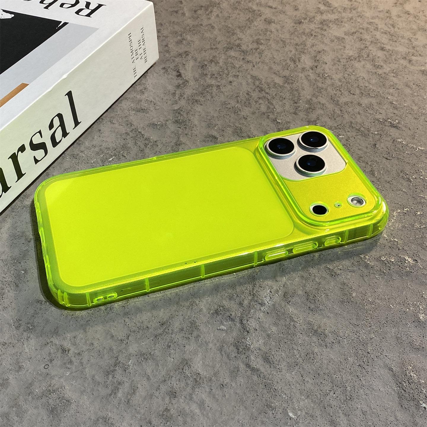 

Soft Silicone Candy Color Case for For Iphone 17Air 16 15 14 Plus 13 12 11 Pro Max Armor Shockproof Bumper Simple Transparent Cover iPhone 11 Pro