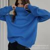2026 autumn and winter hot sale turtleneck loose knitted top sweater women's clothing European and American spot, multi-color 066