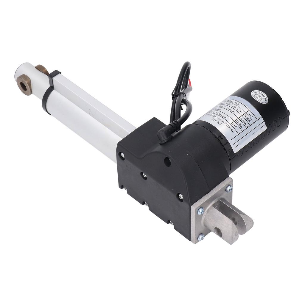 Electric Linear Actuator 100mm Stroke 6000N Thrust 4.5mm S Speed Heavy Duty Linear Actuator with End Limit Switch DC24V