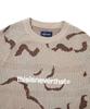 THISISNEVERTHAT T-Logo Knit Sweater Camo