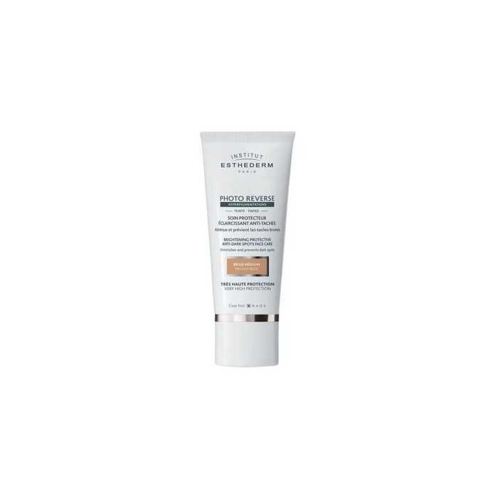 Crème Solaire Visage - Esthederm - Photo Reverse Teinté - Beige Medium - 50ml - Anti-tâches
