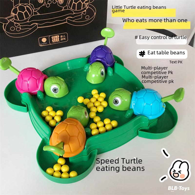 Turtle Munching Bean joc cu minge: Jucărie educativă interactivă părinte-copil