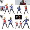 Boys' Full Body Jumpsuit Masked Knight Costume Set In Milk Silk For Cosplay Events
