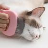 Fine Soft Brush Cat Massage Comb Plastic Handle Cat Grooming Comb  For Long Short Hair