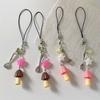 Unique Mushroom Keychain Mobile Chain Creative Phone Jewelry Suitable for Car Key Decoration and Style Enhancement
