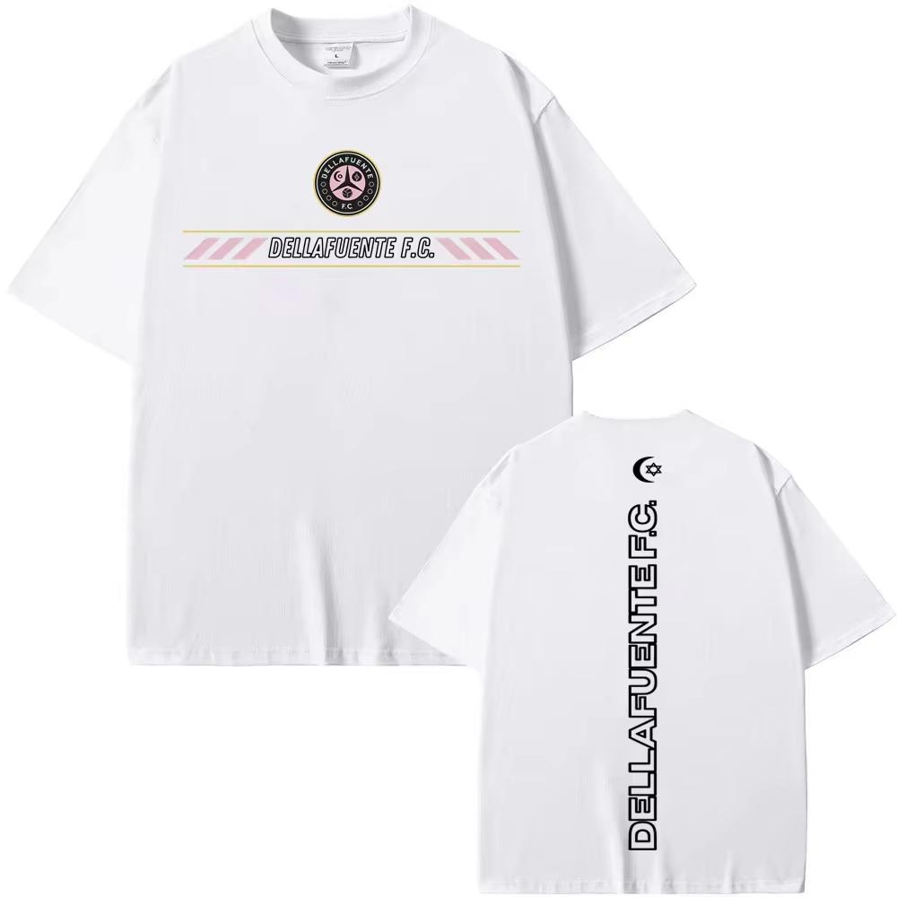 Rapper Dellafuente Album Tour Logo T Shirts Men Women Harajuku Fashion Hip Hop T-shirt Streetwear Oversized Tshirt Short Sleeve Casual Clothing