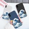 Anime Kanagawa Big Waves Ocean Wave Phone Case For iPhone 16 15 14 11 12 13 Pro Max Mini X XS XR 7 8 Plus SE Shockproof Cover