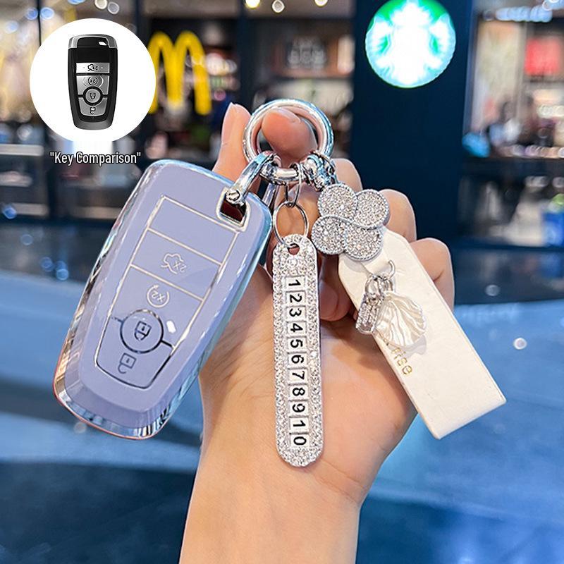 Key Case Shell for Ford Mondeo, Explorer, Focus, and Edge - Suitable for Men and Women