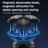 DOCOLAB Electrical Rotary Shaver for Men 3D Floating Blade Washable Type-C USB Rechargeable Shaving Beard Machine