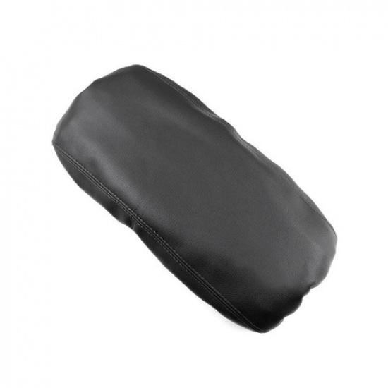 Black Interior Center Console Armrest Box Leather Cover Pad For Mazda 3 -22