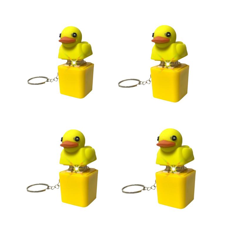 Grenouille Coassante Jouet Fidget Clé USB Grenouille Rechargeable Avec Son & Lumières LED, Clavier Clickeur Grenouille Ludique Soulagement du Stress