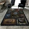Quail Collection Pattern Rug Floor Mat for Living Room or Bedroom Soft and Comfortable Carpet a Gift for Birthday and Holiday.