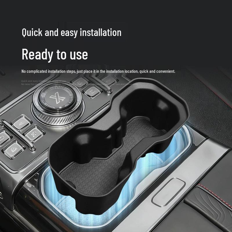 Jetour X700 Center Console Cup Holder Shock Absorption Sleeve for 25 Models TPE