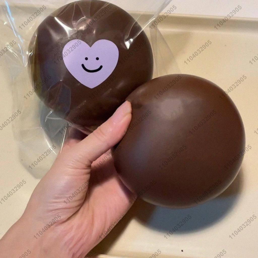 Bread Bun Collection Squishy Toy Slow Rising Chocolate Round Bun Squeeze Toy Slow Rebound Stress Release Hand Relax Gift Toy