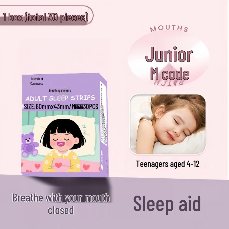 

Disposable Mouth Breathing Correction Patch: Children s Anti-Mouth Opening Sleep Aid 3 Boxes