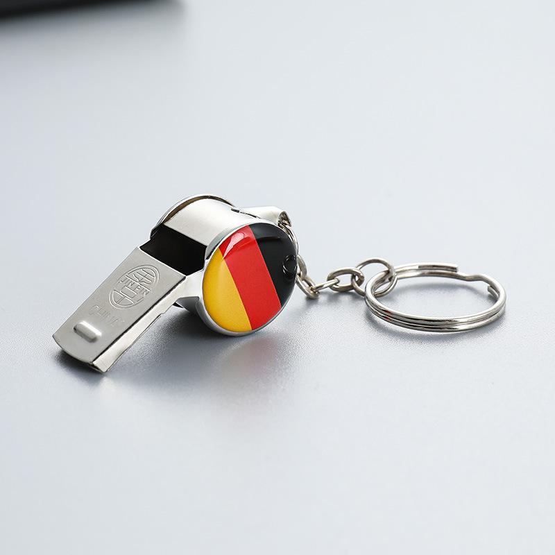 2026 World Cup Whistle Keychain: USA, Canada, Mexico Fan Gift