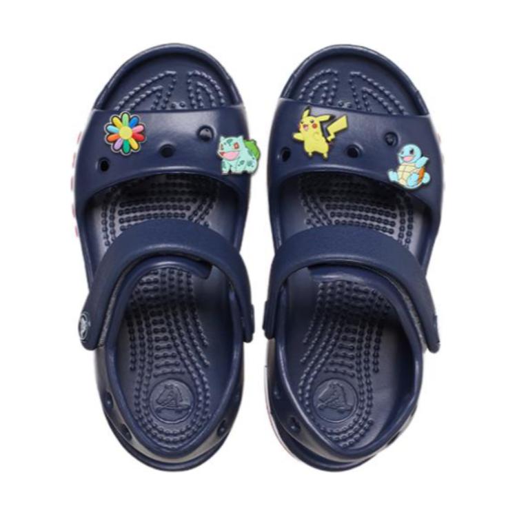 Crocs Creative Fashion Childrens Sandals Kids Sandals Deep-Blue 205400-4CC