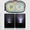 2 In 1 USB 120dB Loud Horn Cycling Flashlight Bicycle With Horn 2000LM Bicycle COB Front Light Rechargeable Waterproof  Light