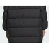 Adidas Letter Print Long Sports Casual Hooded Windproof Waterproof Down Jacket Women Jacket Black IV7556