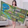 Cartoon Road Microfiber Beach Towel Absorbent Quick Dry Soft Yoga Swimming Resort Mountain Climbing Towel