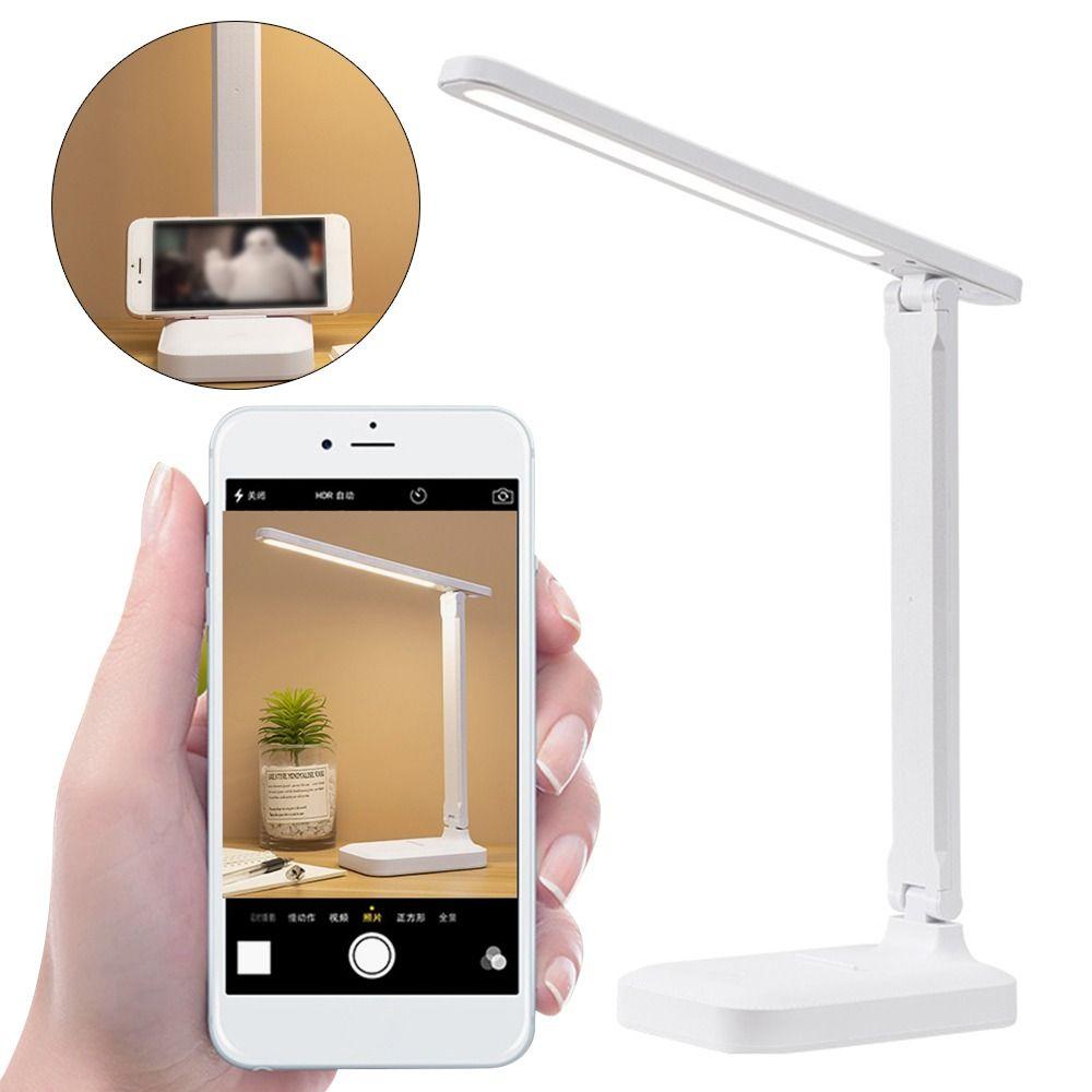 

Portable USB Touch Eye Protection Bed Reading Lamp Indoor Lighting Desk Lamps Table Light LED