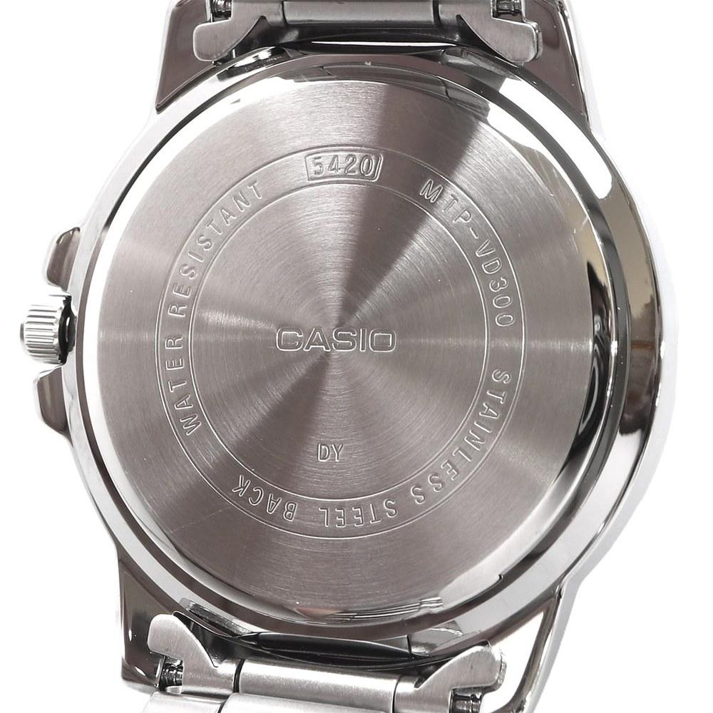 Casio Standard Quartz Men's Watch MTP-VD300D-7E Multi-Axis 24-Hour Silver Metal Band
