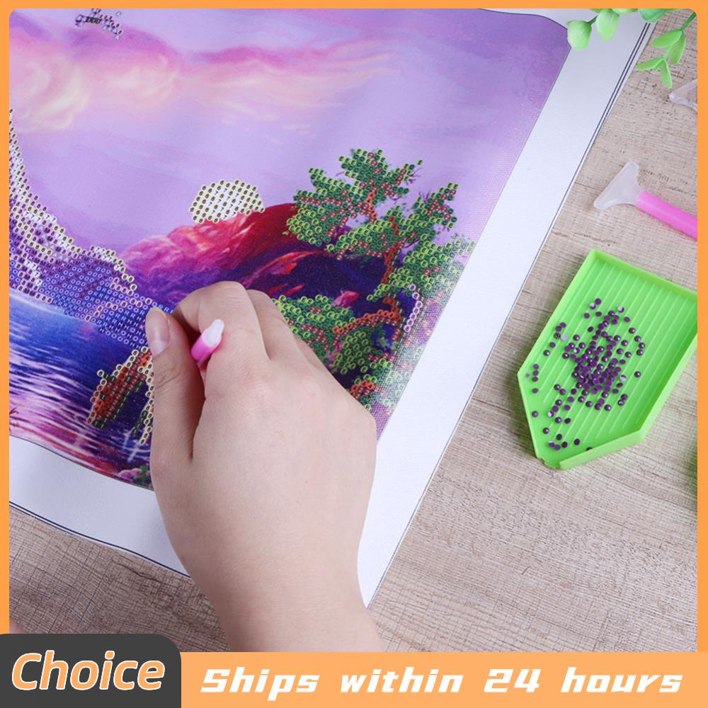 DIY Diamond Painting Tool Set 5D Mosaic Drill Pen Clay Tray Rhinestone Plate Kit DIY Crafts Sewing Embroidery Tools