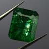Green Emerald Colombian 8 Carat Natural CERTIFIED Emerald Cut Loose Gemstone A-3639b