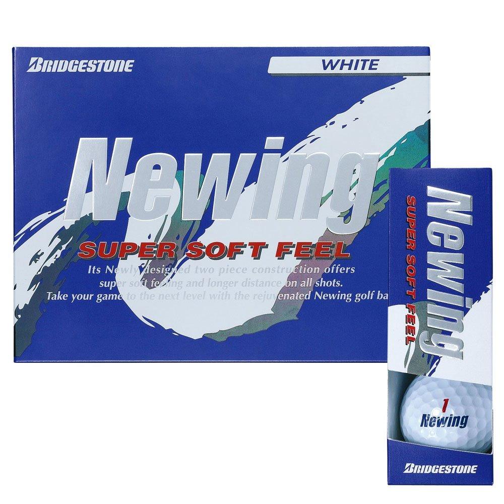 

BRIDGESTONE Мяч для гольфа Newing SUPER SOFT FEEL Белый 1 дюжина NAWX (12 шт.)