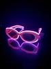 Wireless EL luminous glasses LED disco sunglasses pixel KTV bar atmosphere concert flash online celebrity party