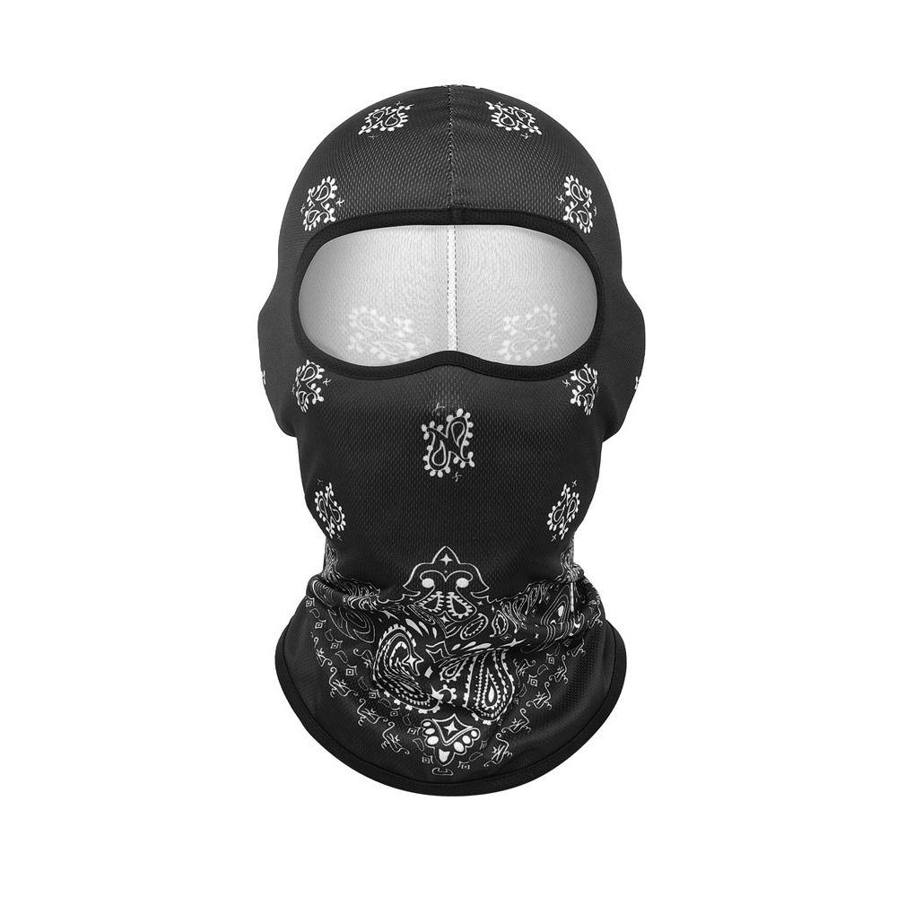 Ice Silk Cool Balaclava Quick Dry Breathable Motorcycle Cycling Mask Sun Protection Face Cover Headwear Motorcycle Riding