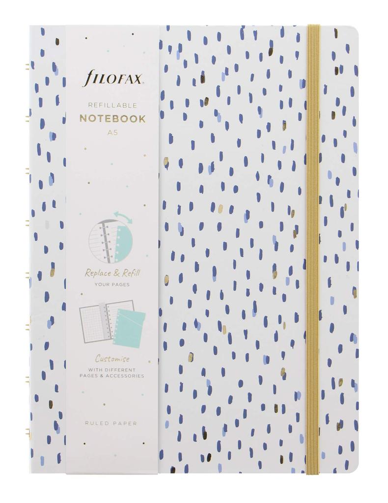Filofax Indigo Notebook A5 Rain 115113 Officially Imported