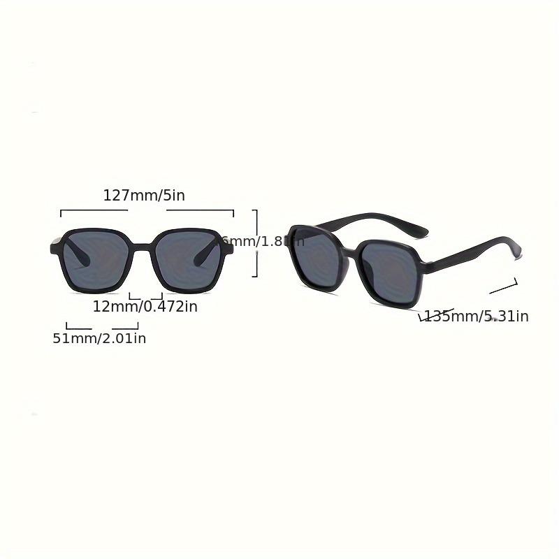 4pcs/set Teen'S Casual Square Glasses with Decorate Lens Function for Valentine'S Day Carnival Holiday Birthday Party
