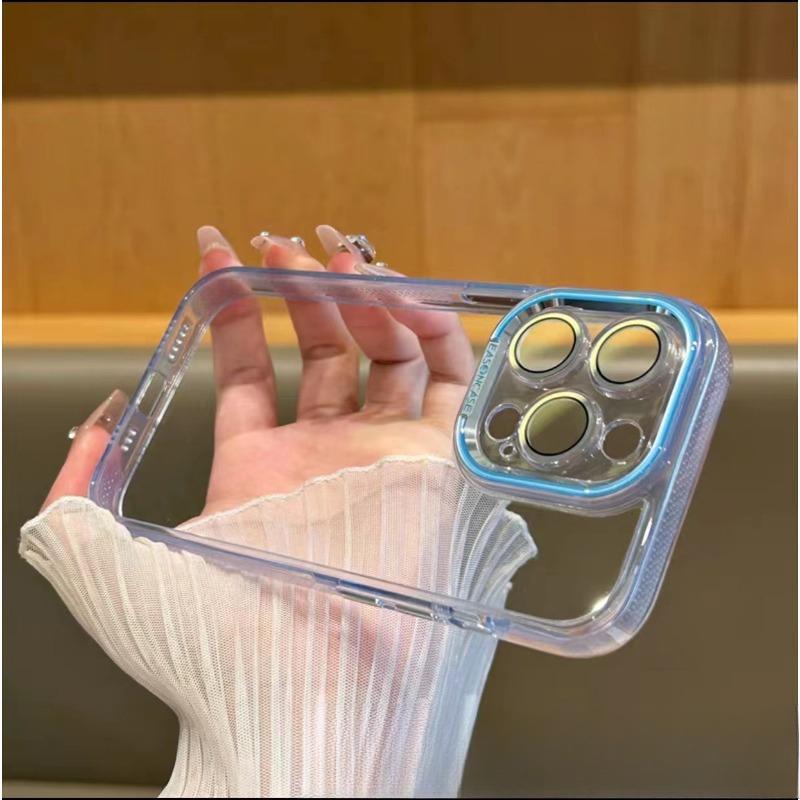 Gefrierpunkt Hochwertige Objektivfolie Geeignet für iPhone 16 Handyhülle Apple 15 Nische Hochtransparente Acryl-Schutzhülle