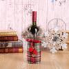 Luxurious Santa Claus Wine Bottle Cover Gift Bag For Festive Christmas Table Decor