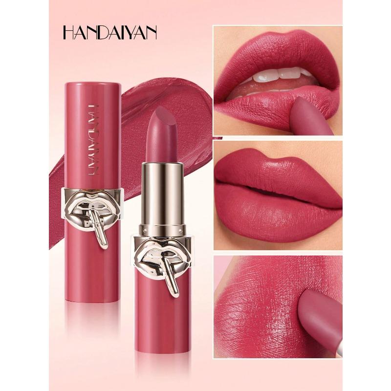 Velvet Cream Matte Lipstick, Nourishing Velvet Makeup Effect, Natural Long-Lasting Waterproof, Suitable For Daily Makeup Product, Cosmetics