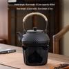 Outdoor Camping Black Pottery Tea Kettle