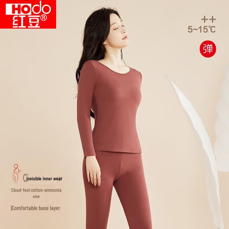 Hongdou Cotton-Spandex Thermal Underwear Set