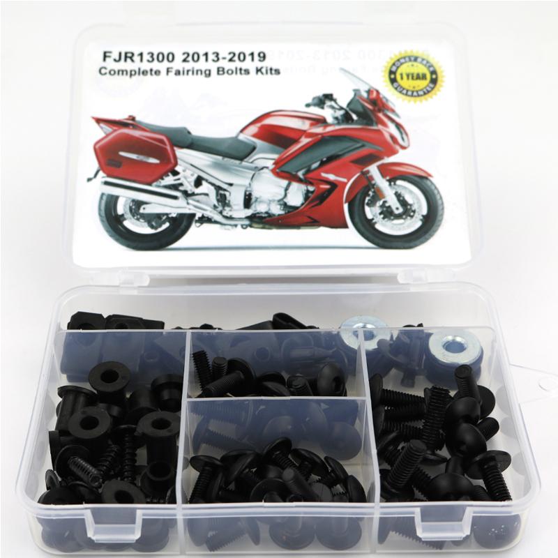 Fit For Yamaha FJR1300 2013- Full Fairing Bolts Kit Covering Bolts Motorcycle Complete Fairing Clips Nuts Screws Steel