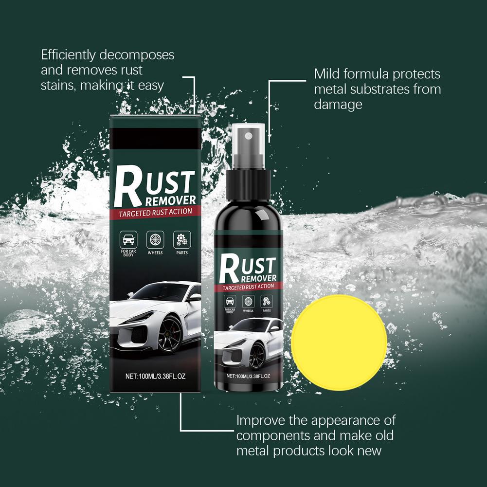 100ML Metal Rust Remover Multifunctional Automotive Wheel Polishing And Refurbishing Agent Faucet Stainless Steel Rust Remover
