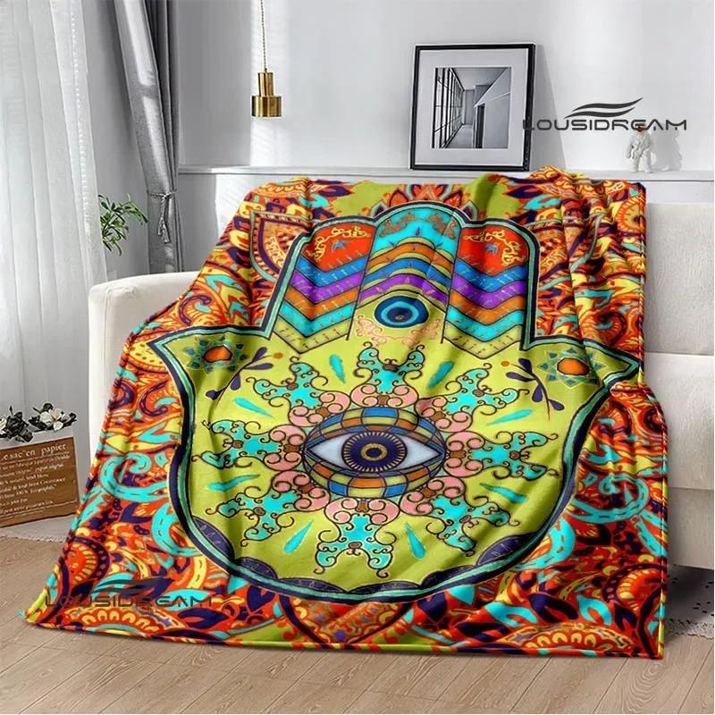3D Fatima-Hand Aufgedruckte Decken Modische Warme Decke Weiche Und Bequeme Decke Haus Reise Decke Geburtstagsgeschenk