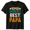 Worlds Best Papa Unisexs TShirt Papa Fatherhood Fathers Day Gift For Him