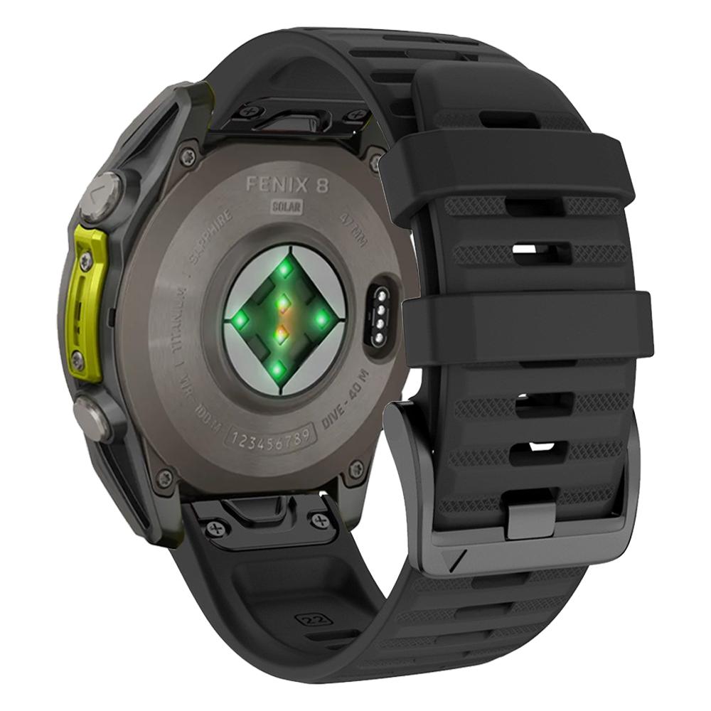 Pulseira de Relógio 22mm 26mm Para Garmin Fenix 8 Pro E 47mm 51mm/6 6X 7 7X Solar/Epix/Tactix/quatix/Instinct 3 Pulseira de Silicone