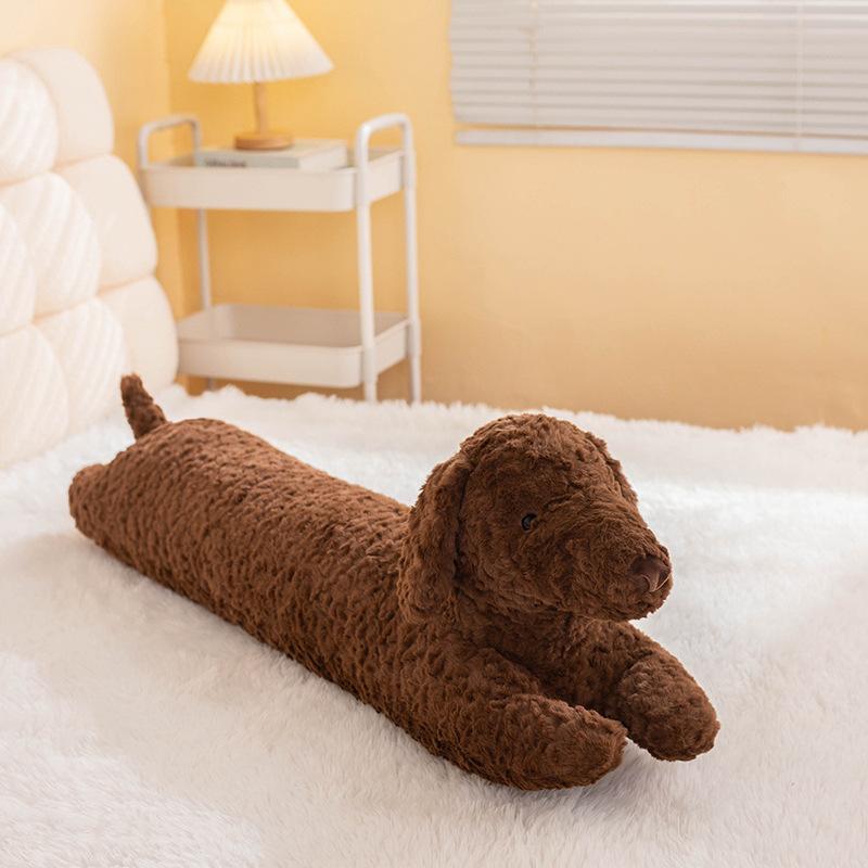 Dachshund Plush Doll Bed Cuddle Long Throw Pillow Girl Pinch Leg Doll Long Pillow Birthday Gift