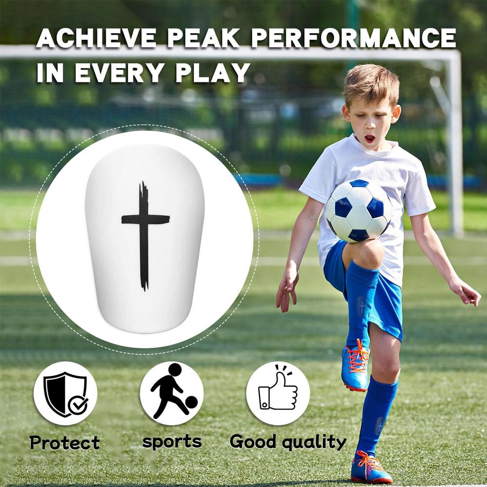 1Pair Mini Soccer Shin Guards Protective Football Pads For Kids Adults Reliable Shin Protection