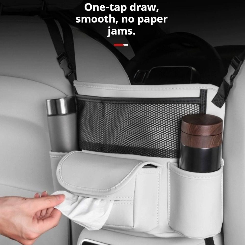 For Li Lixiang L6 L7 L8 L9 MEGA Specialized Seat Middle Storage Bag Organizer Net Pocket Auto Interior Modification Decoration