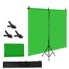 Photography Backdrop Set Lightweight Multifunctional Professional Green Photo Background Cloth with Stand