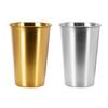 Tazza da bere in acciaio inossidabile da 600 ml per esterni, viaggi, caffè, latte, tazze di ricambio portatili, da ristorante, impilabile, tazza per acqua