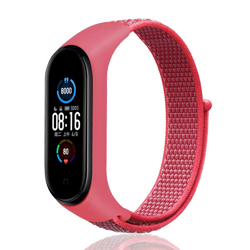 Нейлоновый ремешок для Xiaomi Mi Band 7 6 5 Band 4 3 спортивный нейлоновый ремешок для часов дышащий браслет ремешок для часов аксессуары для умных часов