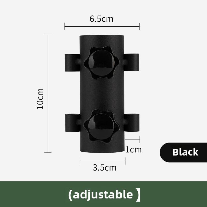 Camping Tent Rod Holders Reinforced Windproof Awning Rod Holder,Portable Tent Fixed Tube Pole Stand for Camping Fishing Hiking